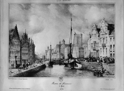 Vista de Gante de Francois Joseph Dupressoir